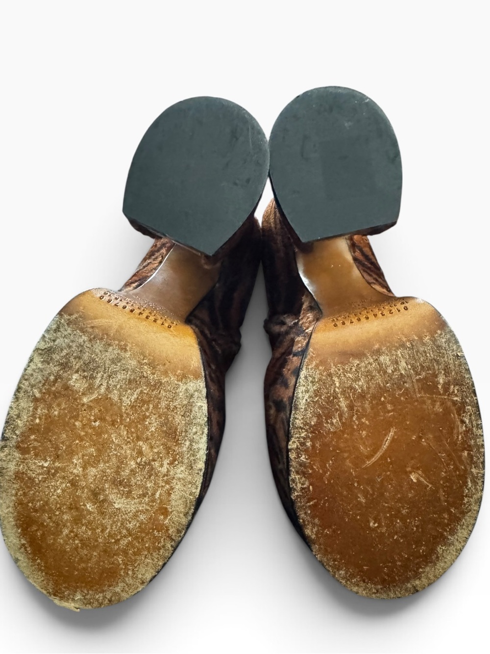 MMargiela animal print horn heel platform ankle boot Sz.38 ( runway 2016) - Picture 10 of 10
